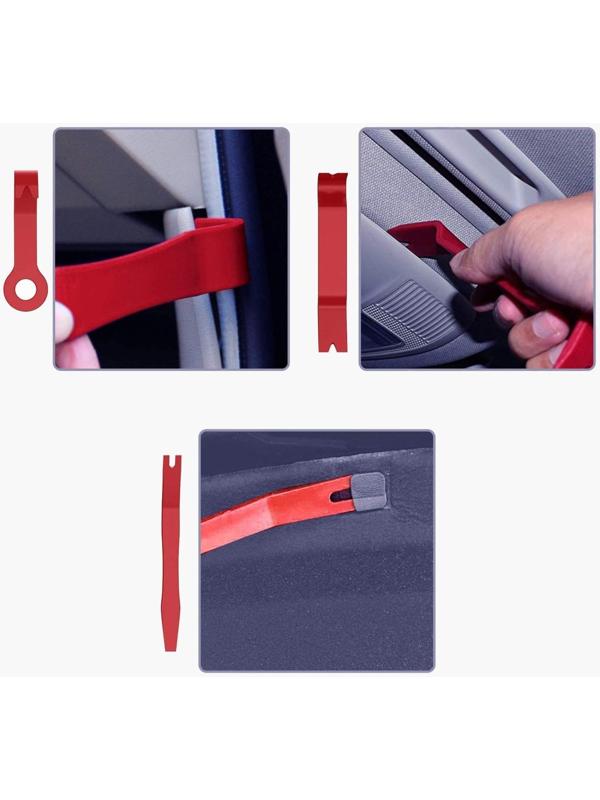 Инструмент для разбора пластика в авто, усиленный, набор 8 предметов