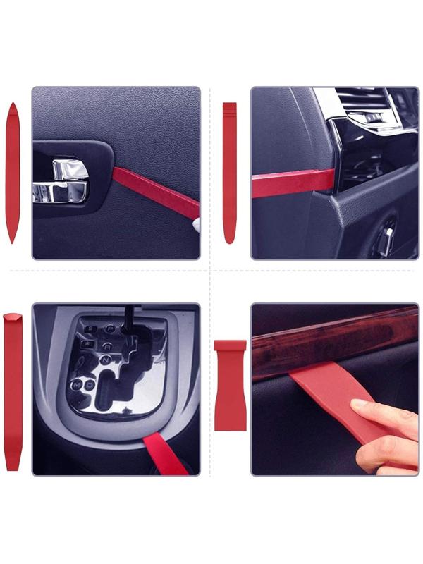 Инструмент для разбора пластика в авто, усиленный, набор 8 предметов