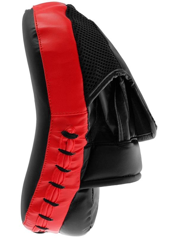 Лапа боксёрская FIGHT EMPIRE PRO, 1 шт., цвет чёрный/красный