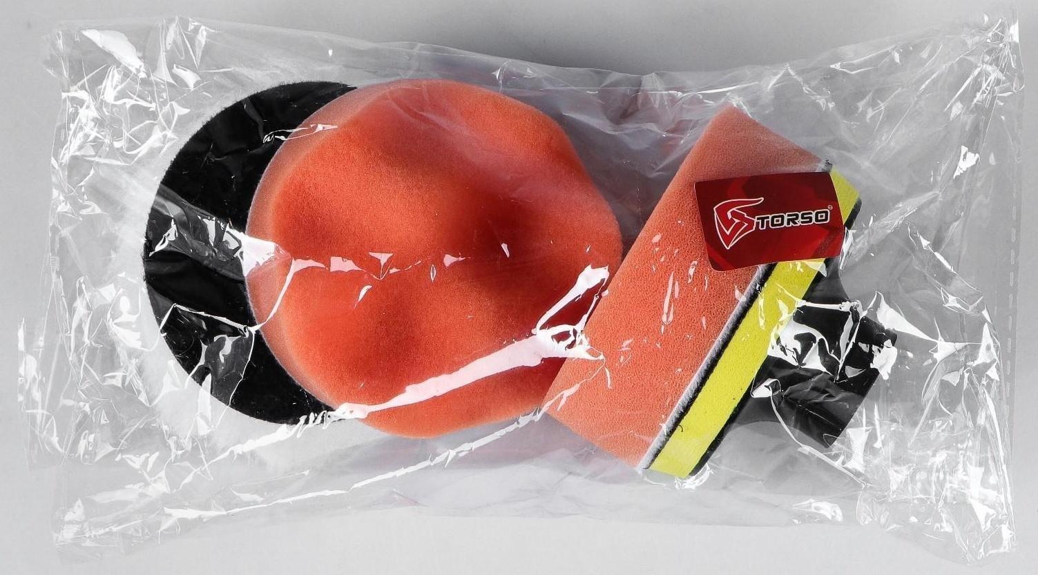 Круг для полировки TORSO, 75 мм, набор 5 предметов