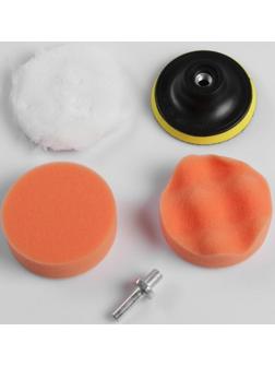 Круг для полировки TORSO, 75 мм, набор 5 предметов