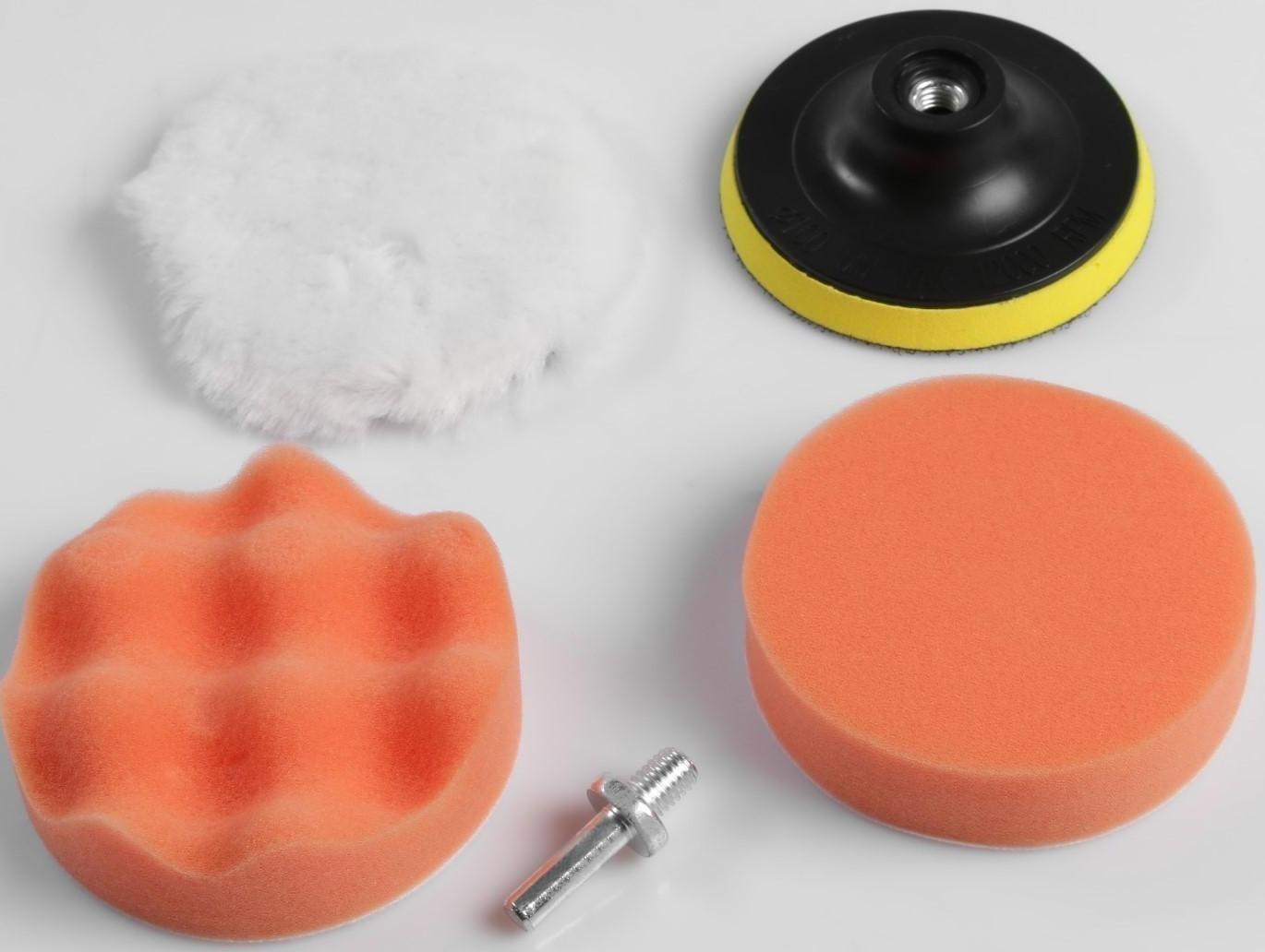 Круг для полировки TORSO, 100 мм, набор 5 предметов