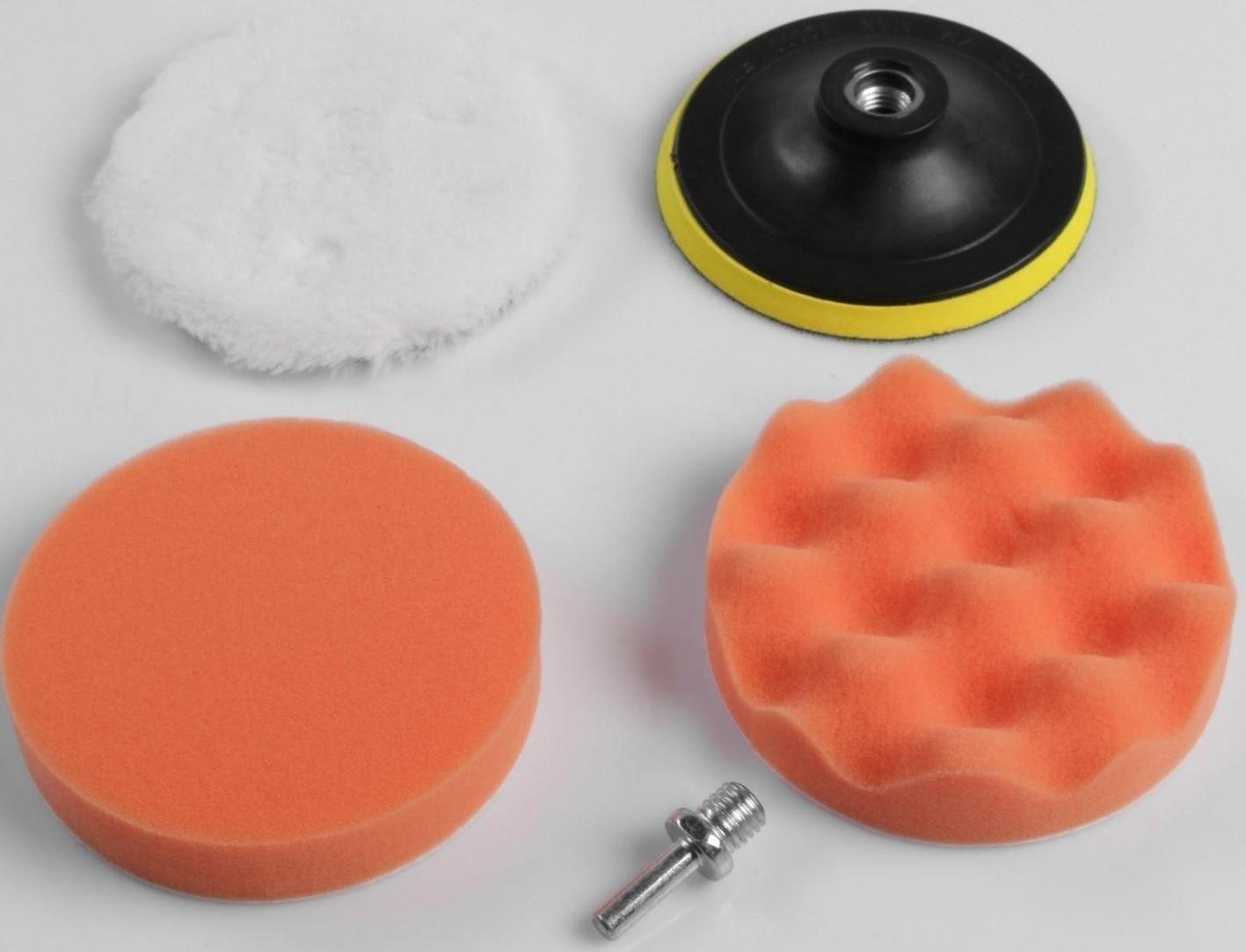 Круг для полировки TORSO, 125 мм, набор 5 предметов