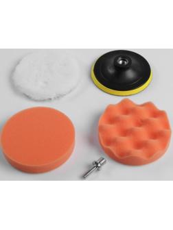 Круг для полировки TORSO, 125 мм, набор 5 предметов