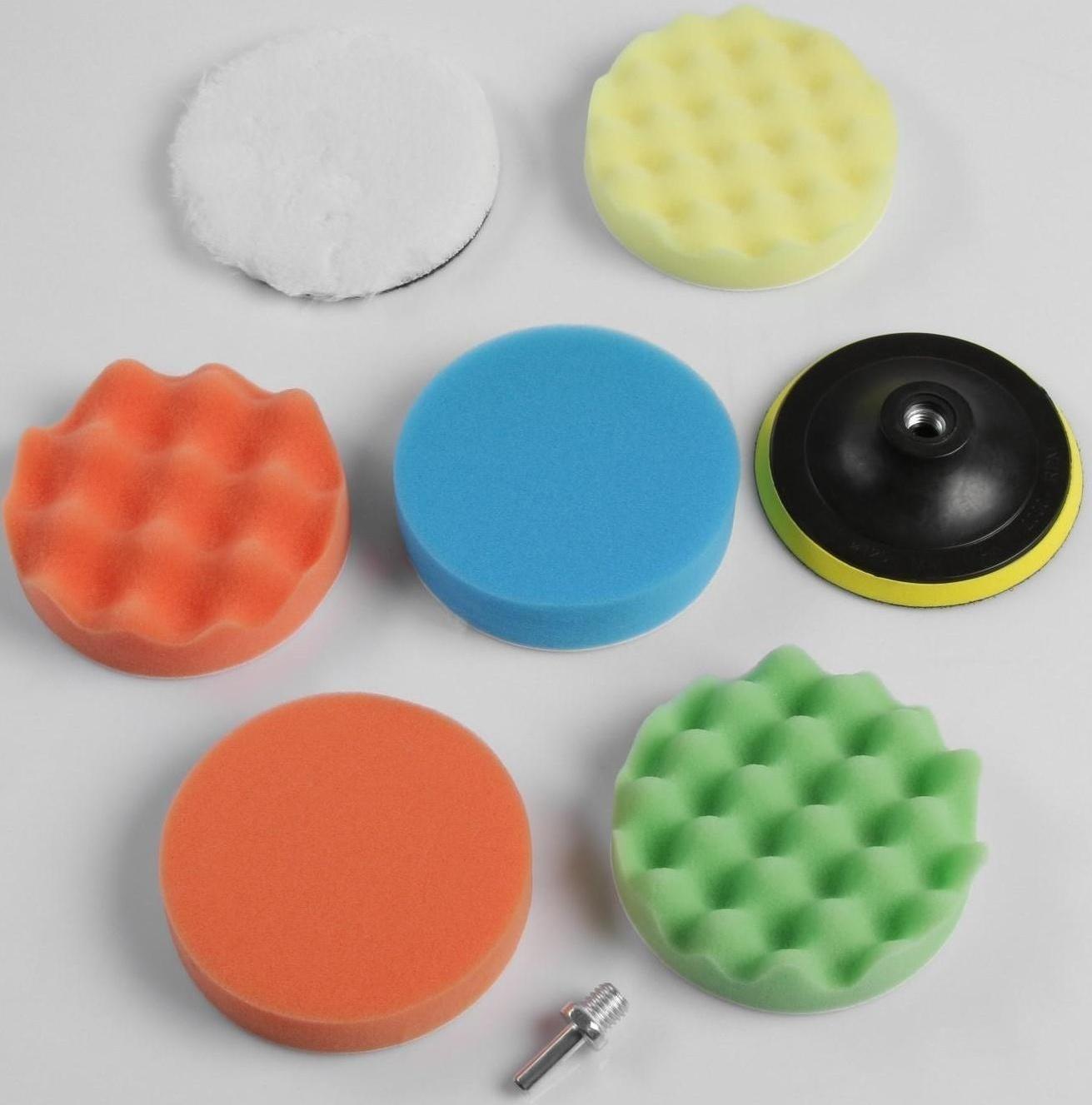 Круг для полировки TORSO, 125 мм, набор 8 предметов