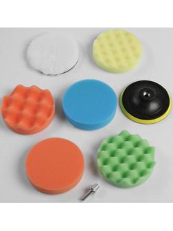 Круг для полировки TORSO, 125 мм, набор 8 предметов