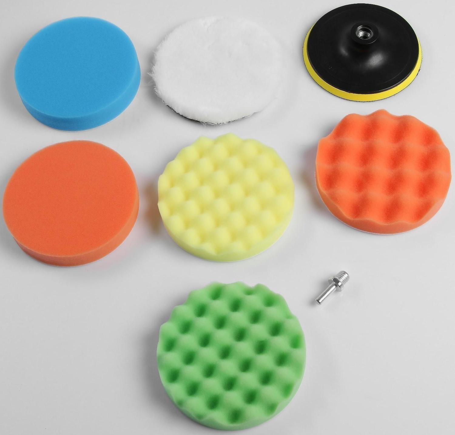 Круг для полировки TORSO, 150 мм, набор 8 предметов