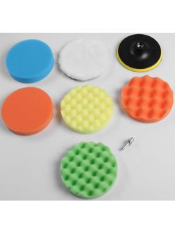 Круг для полировки TORSO, 150 мм, набор 8 предметов