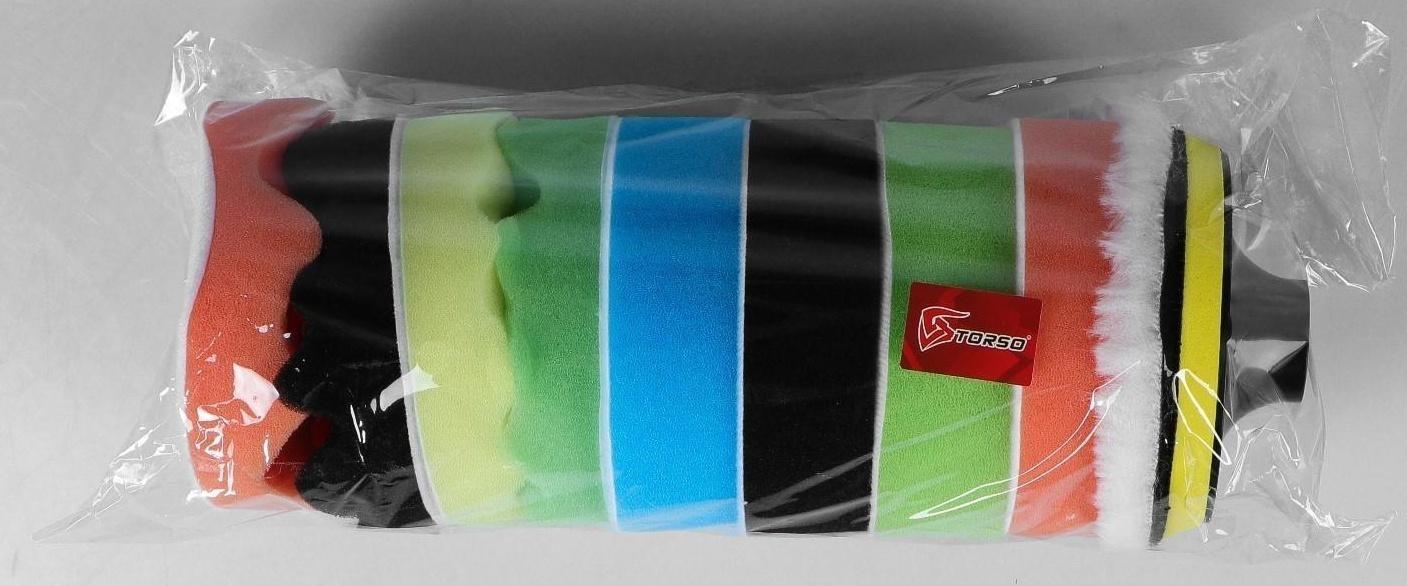 Круг для полировки TORSO, 100 мм, набор 11 предметов