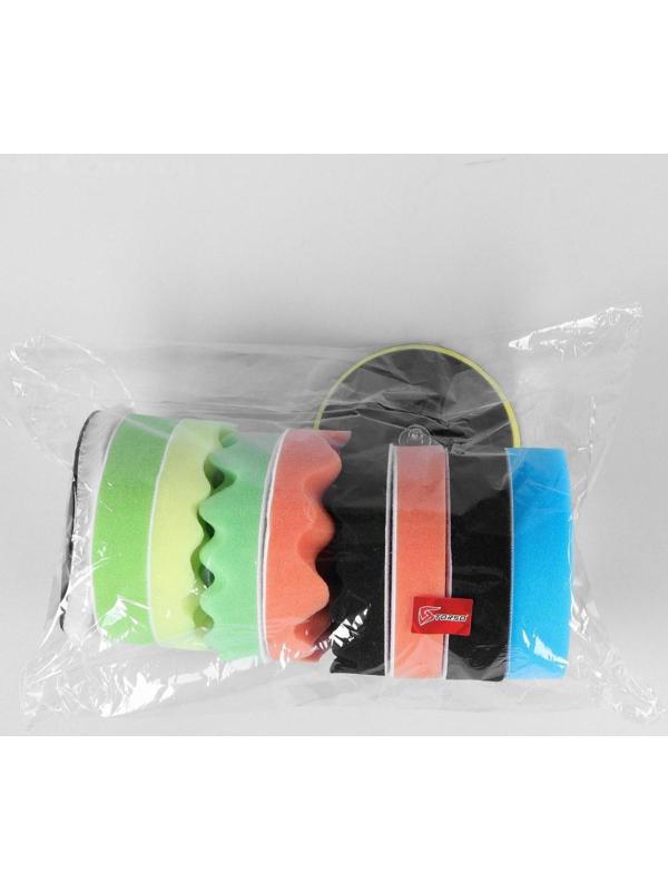 Круг для полировки TORSO, 125 мм, набор 11 предметов