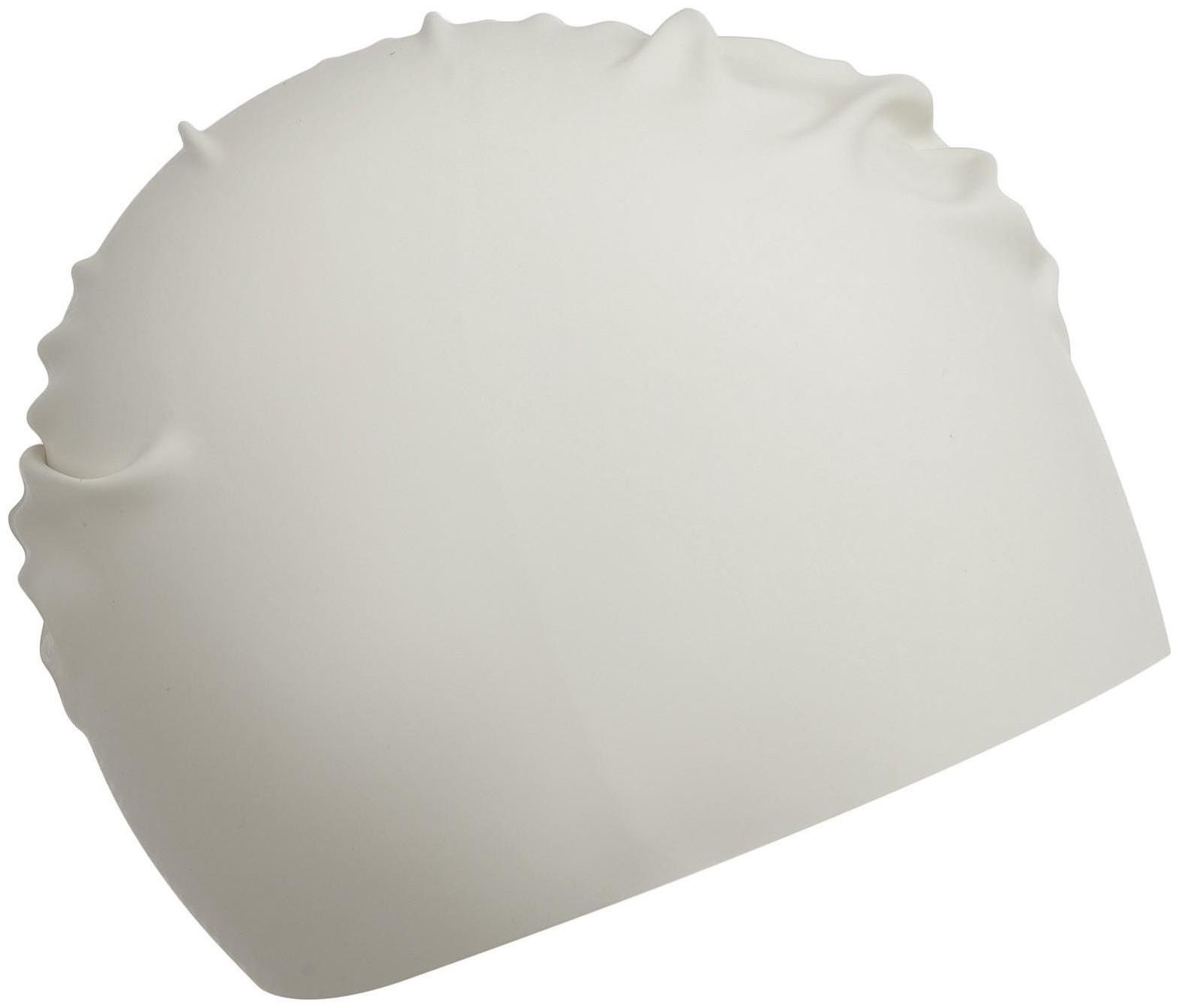 Шапочка для плавания взрослая, резиновая, обхват 54-60 см, цвета микс