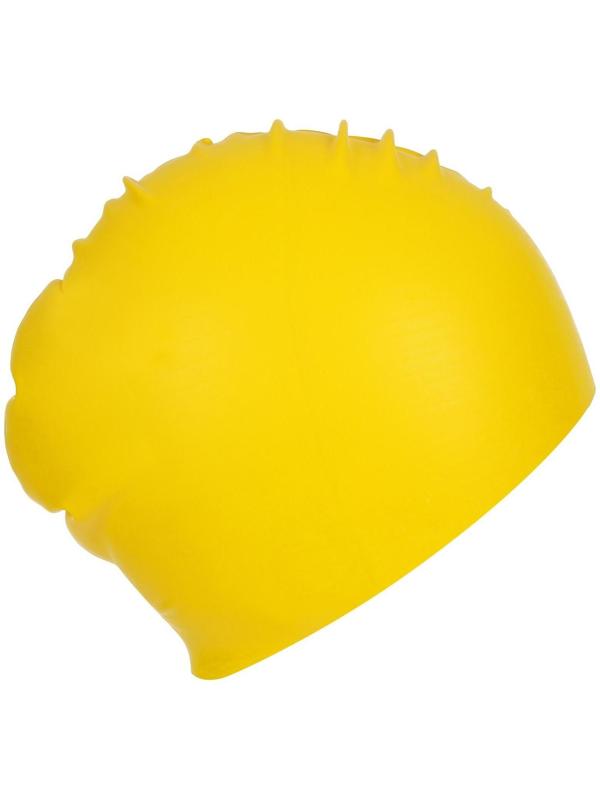 Шапочка для плавания взрослая, резиновая, обхват 54-60 см, цвета микс