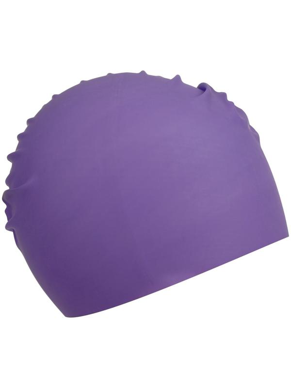 Шапочка для плавания взрослая, резиновая, обхват 54-60 см, цвета микс