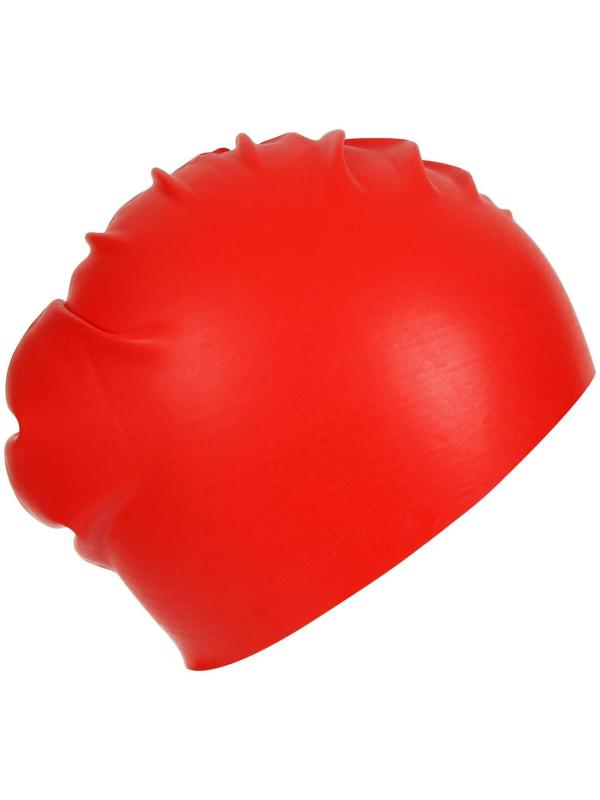 Шапочка для плавания взрослая, резиновая, обхват 54-60 см, цвета микс