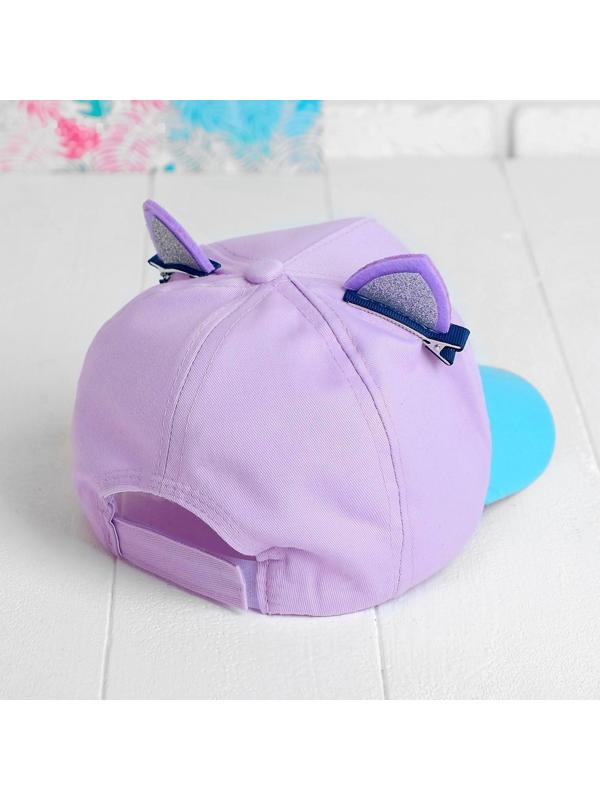 Кепка детская «Совунья», с заколочками, р-р. 52-54, 5-7 лет