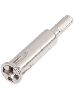 Насадка для скрутки проводов ТУНДРА, шестигранный хвостовик, для 5 проводов 2.5 - 4 мм2