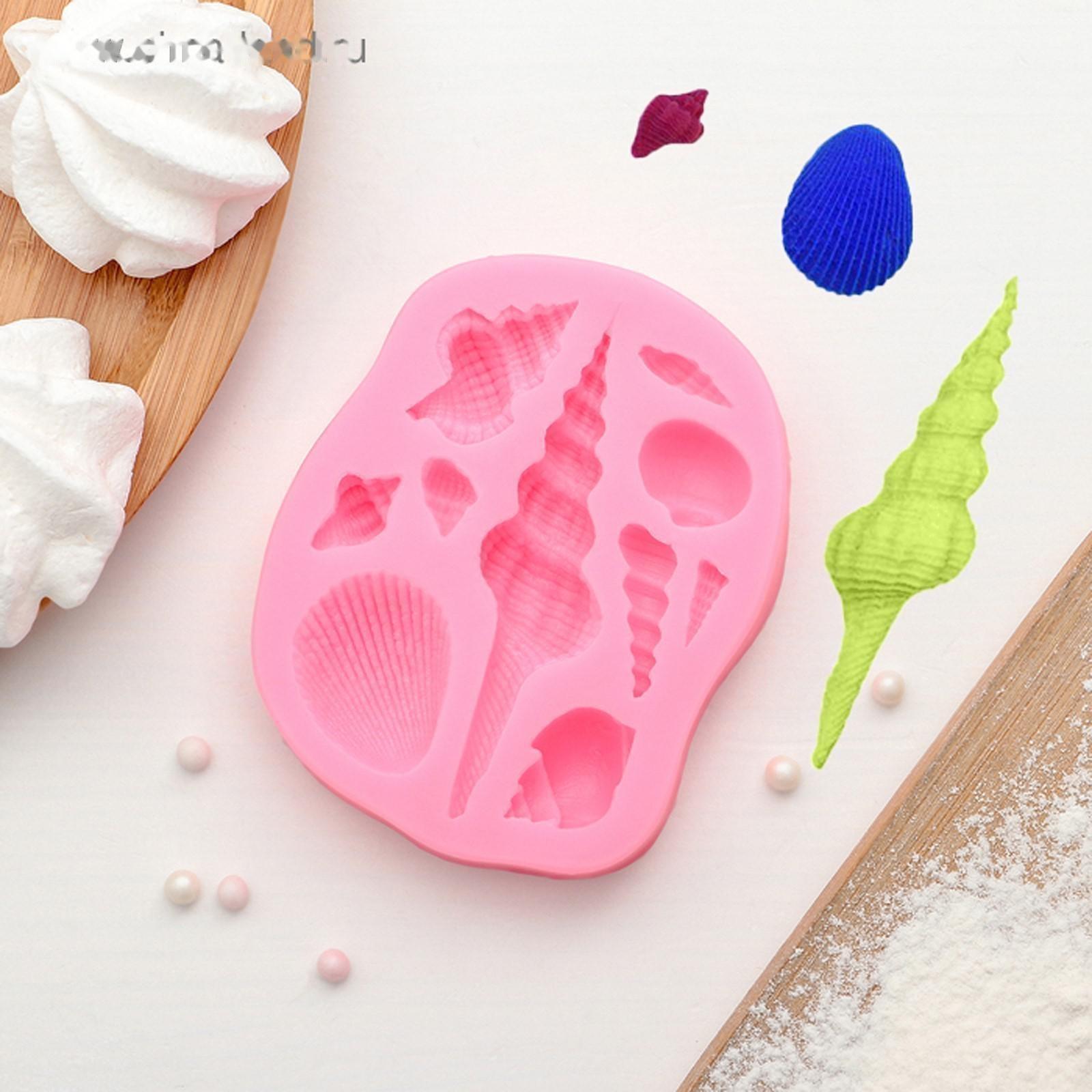 Молд «Большие ракушки», 9,4×7,5×1,5 см, цвет МИКС