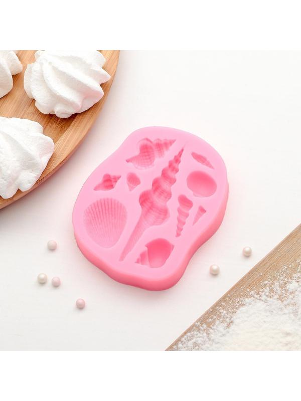 Молд «Большие ракушки», 9,4×7,5×1,5 см, цвет МИКС