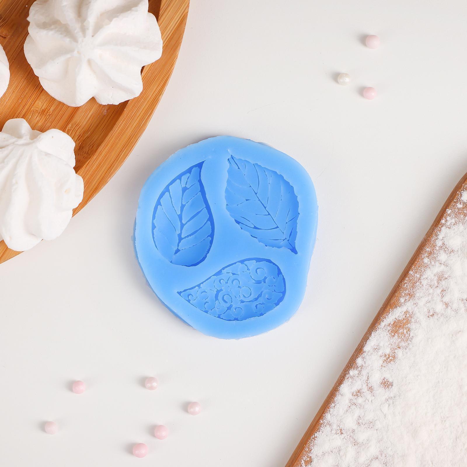 Молд «Листва», 7,5×6,5 см, цвет МИКС