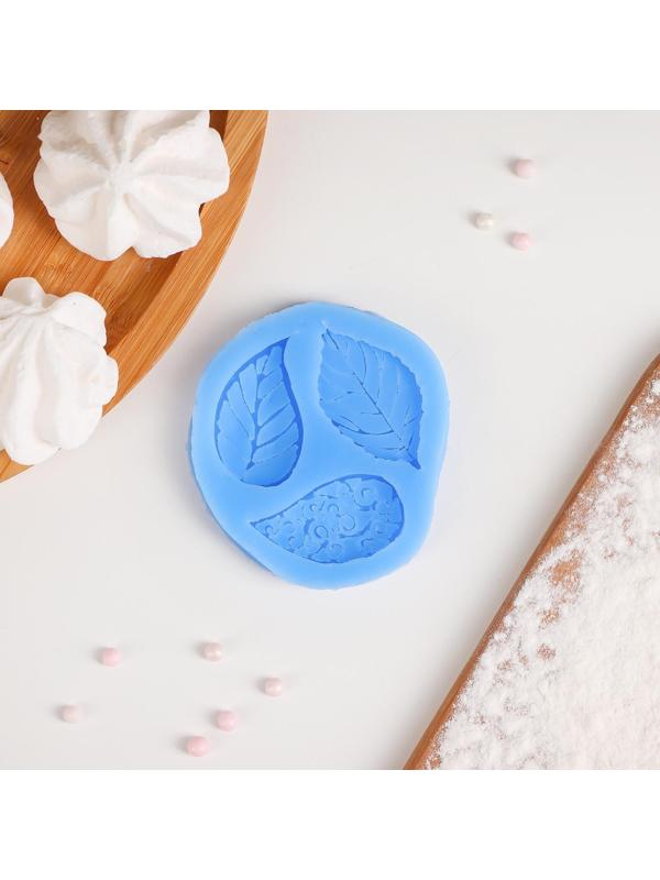 Молд «Листва», 7,5×6,5 см, цвет МИКС