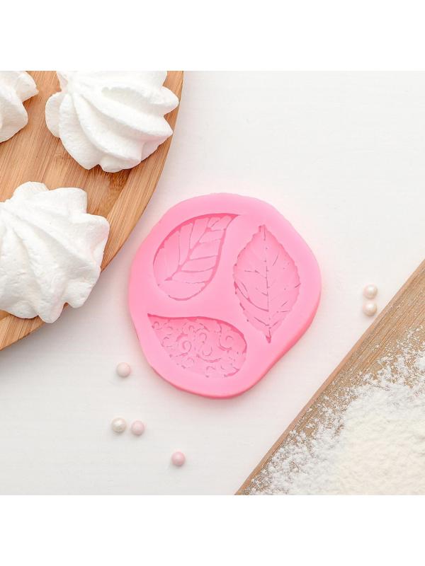 Молд «Листва», 7,5×6,5 см, цвет МИКС