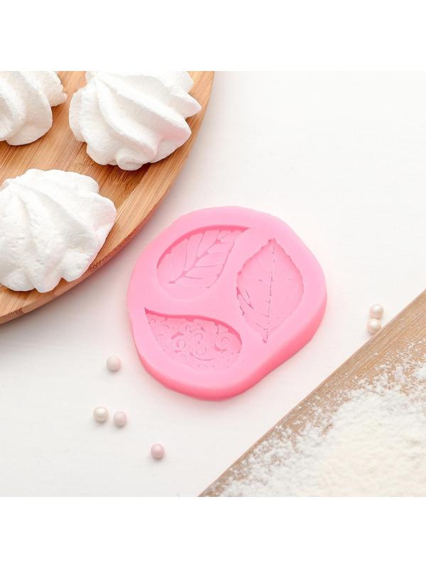 Молд «Листва», 7,5×6,5 см, цвет МИКС