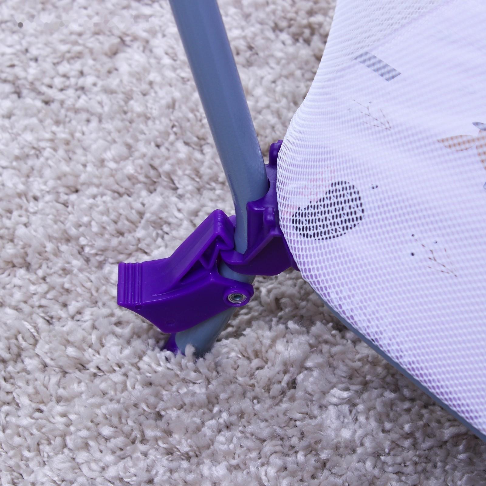 Манеж Фея Классика Милые оленята, цвет сиреневый