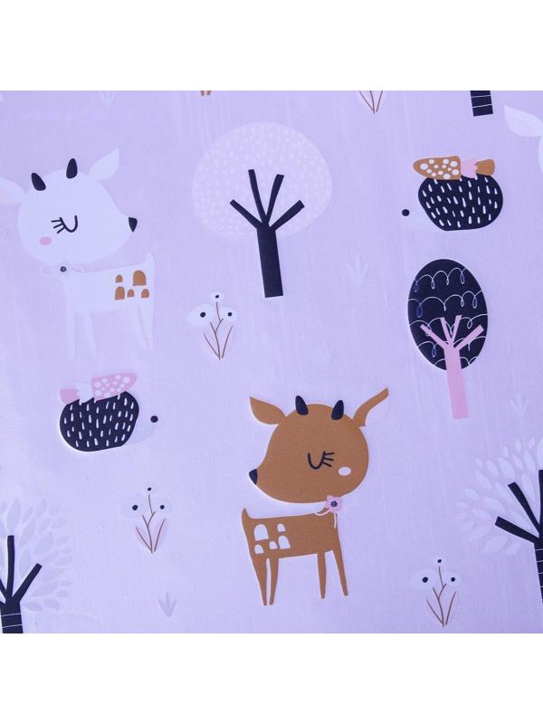 Манеж Фея Классика Милые оленята, цвет сиреневый