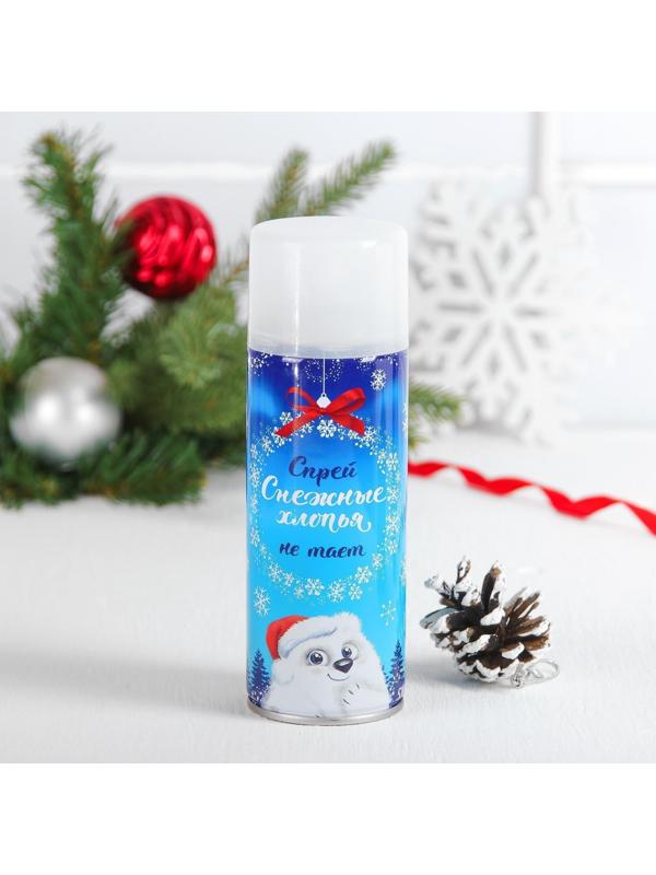 Спрей-снежные хлопья 250 мл, нетающие, цвет белый