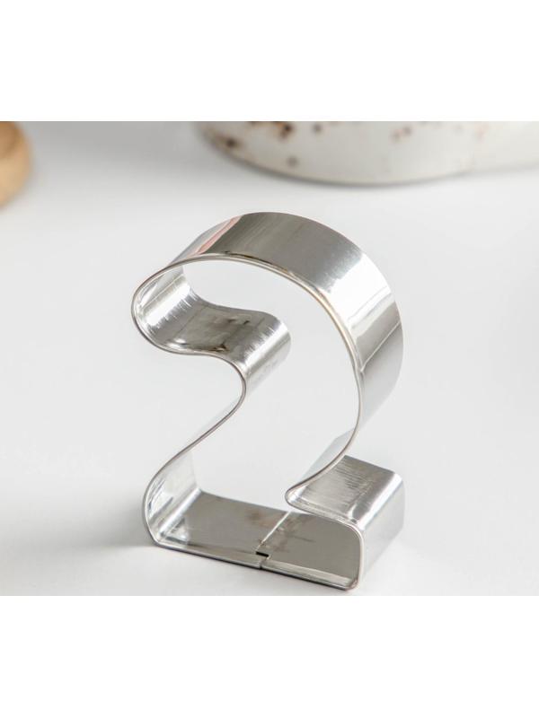 Набор форм для печенья «Цифры», 9 шт, цвет хромированный