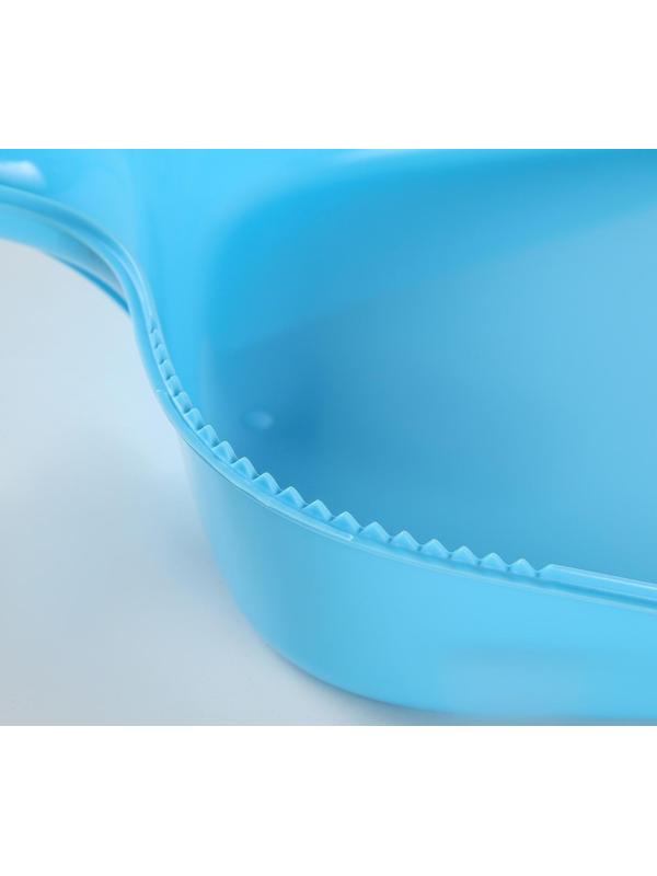 Веник для пола с совком «Практик», цвет бирюзовый