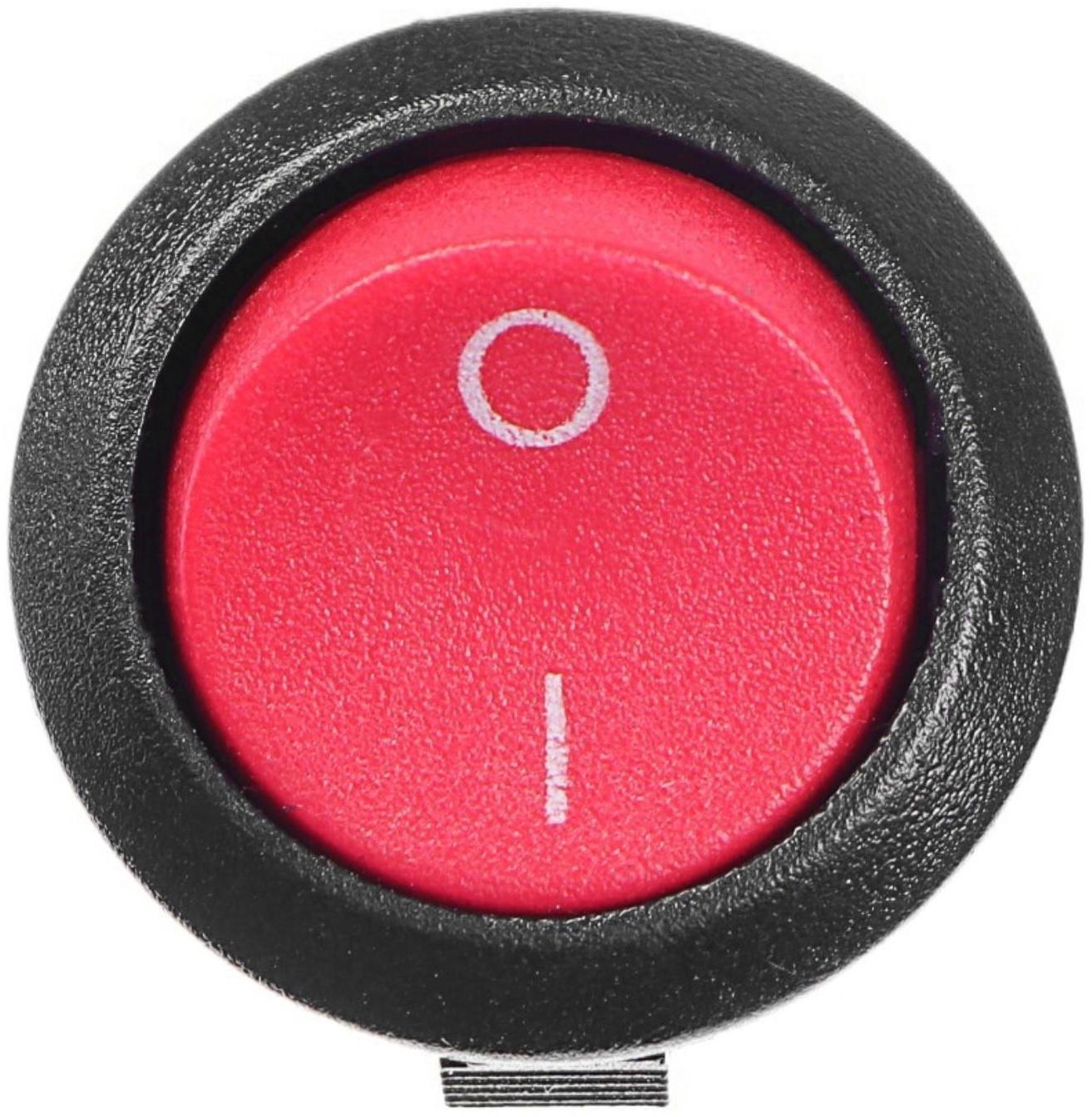 Кнопка - выключатель, без подсветки