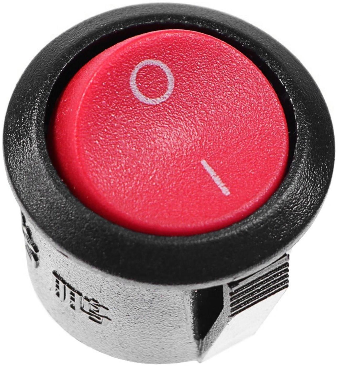 Кнопка - выключатель, без подсветки