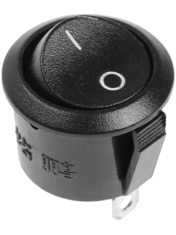 Кнопка - выключатель, без подсветки