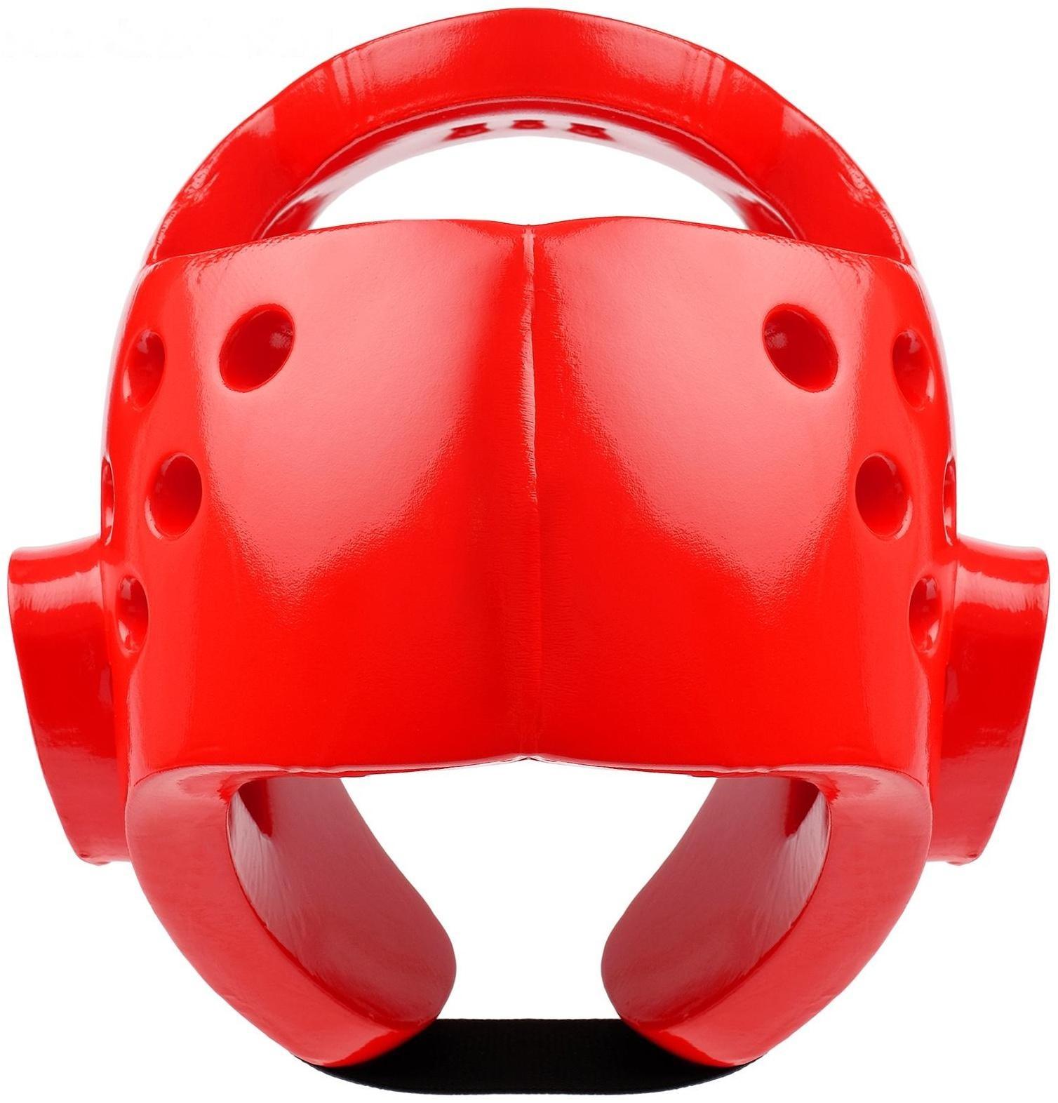 Шлем боксёрский тренировочный FIGHT EMPIRE, размер M, цвет красный