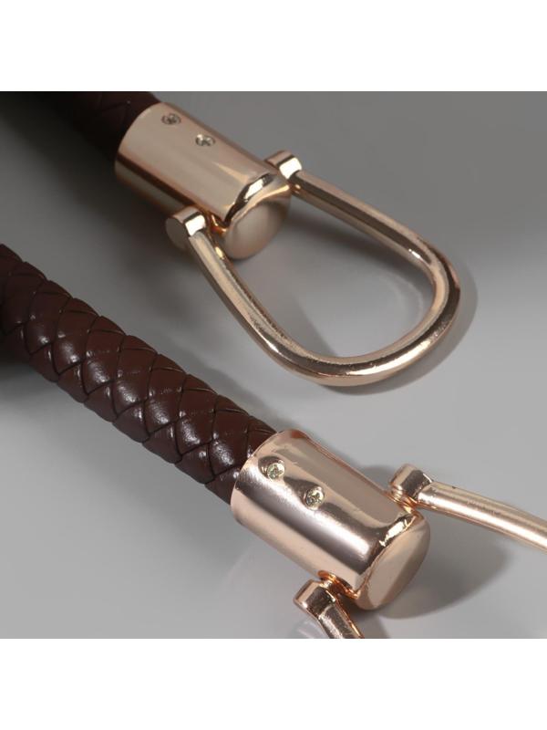 Ручка для сумки, 55 см, цвет коричневый