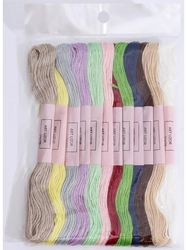 Набор ниток мулине №11/12, 8 ± 1 м, 12 шт