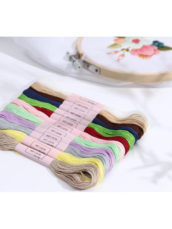 Набор ниток мулине №11/12, 8 ± 1 м, 12 шт