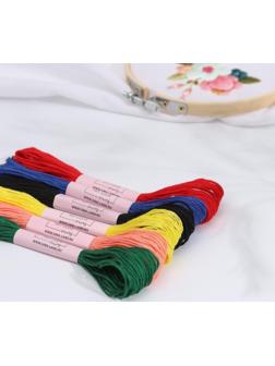 Набор ниток мулине №14, 8 ± 1 м, 6 шт