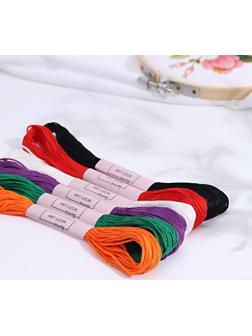 Набор ниток мулине №15, 8 ± 1 м, 6 шт