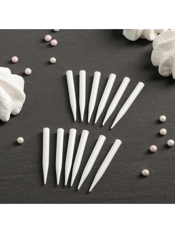 Набор топперов под цветы Доляна, 12 шт, 5×0,5 см