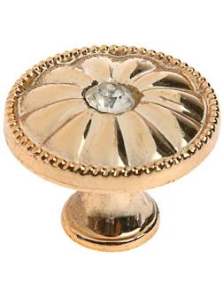 Ручка кнопка ТУНДРА РК116GP, цвет золото