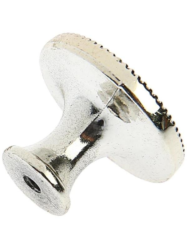 Ручка кнопка ТУНДРА РК116GP, цвет хром