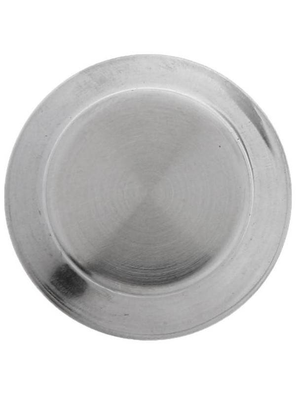 Ручка кнопка ТУНДРА, d=30 мм, цвет матовый никель