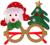 Карнавальные очки «Снеговик с ёлочкой»