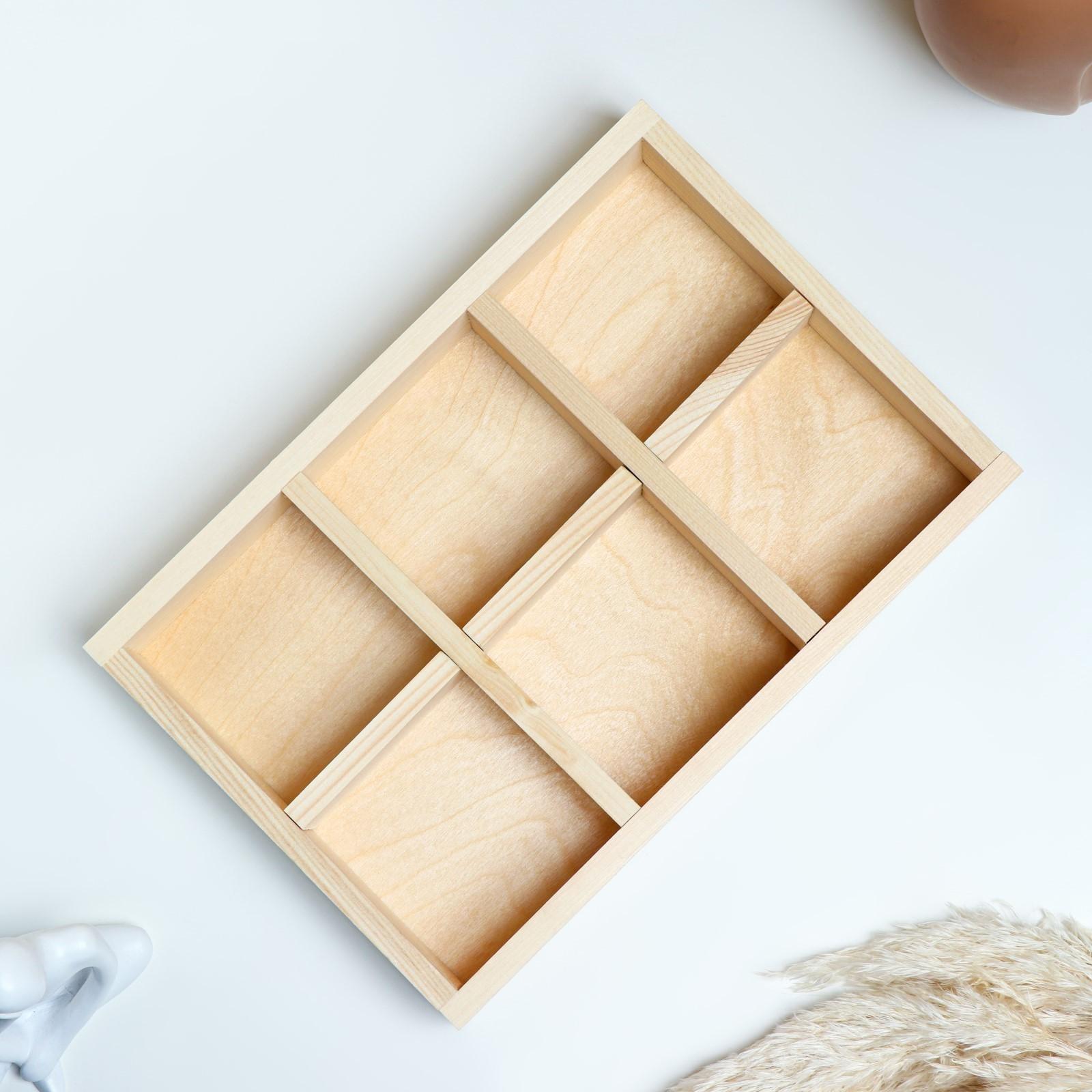 Кашпо деревянное 28×19×5 см 