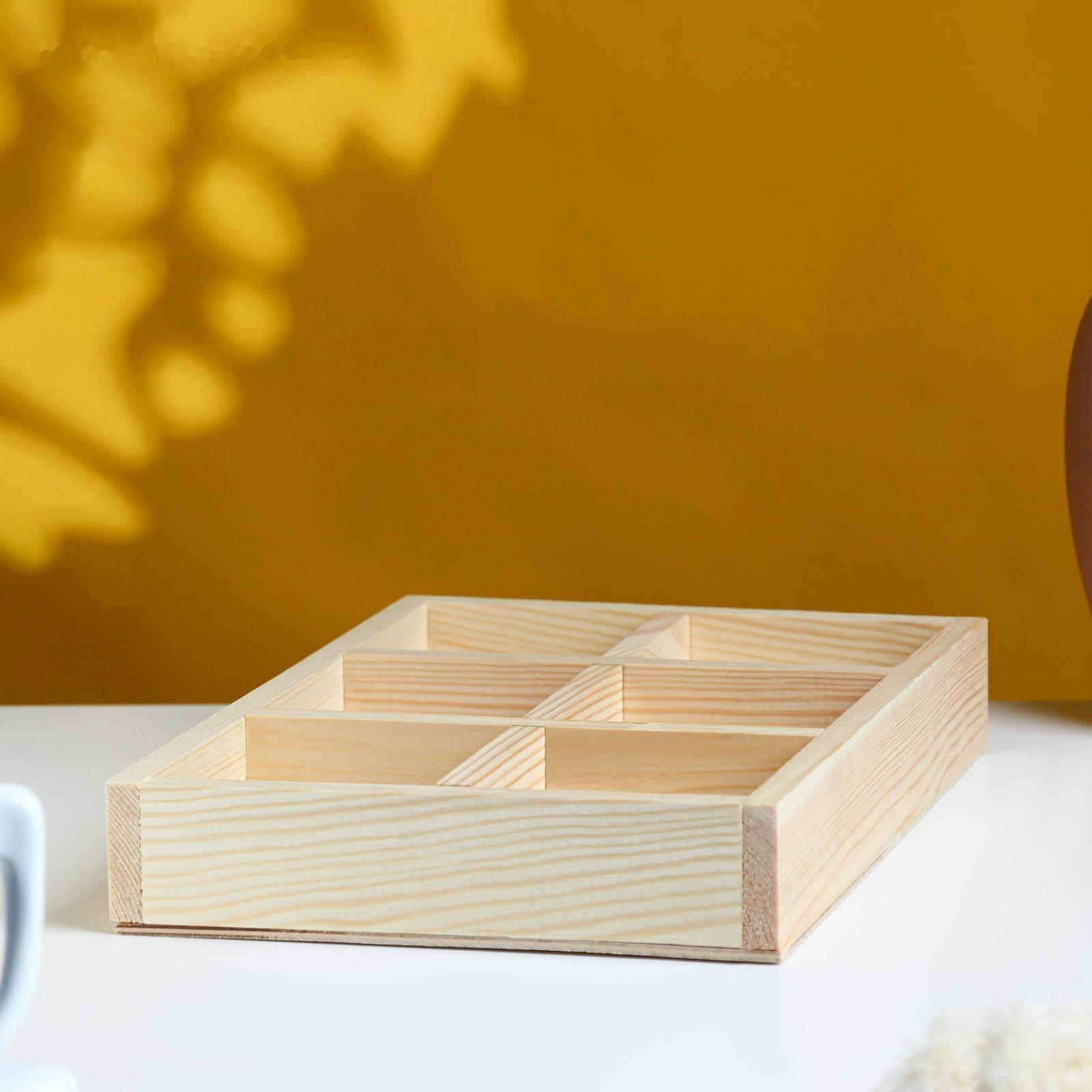 Кашпо деревянное 28×19×5 см 