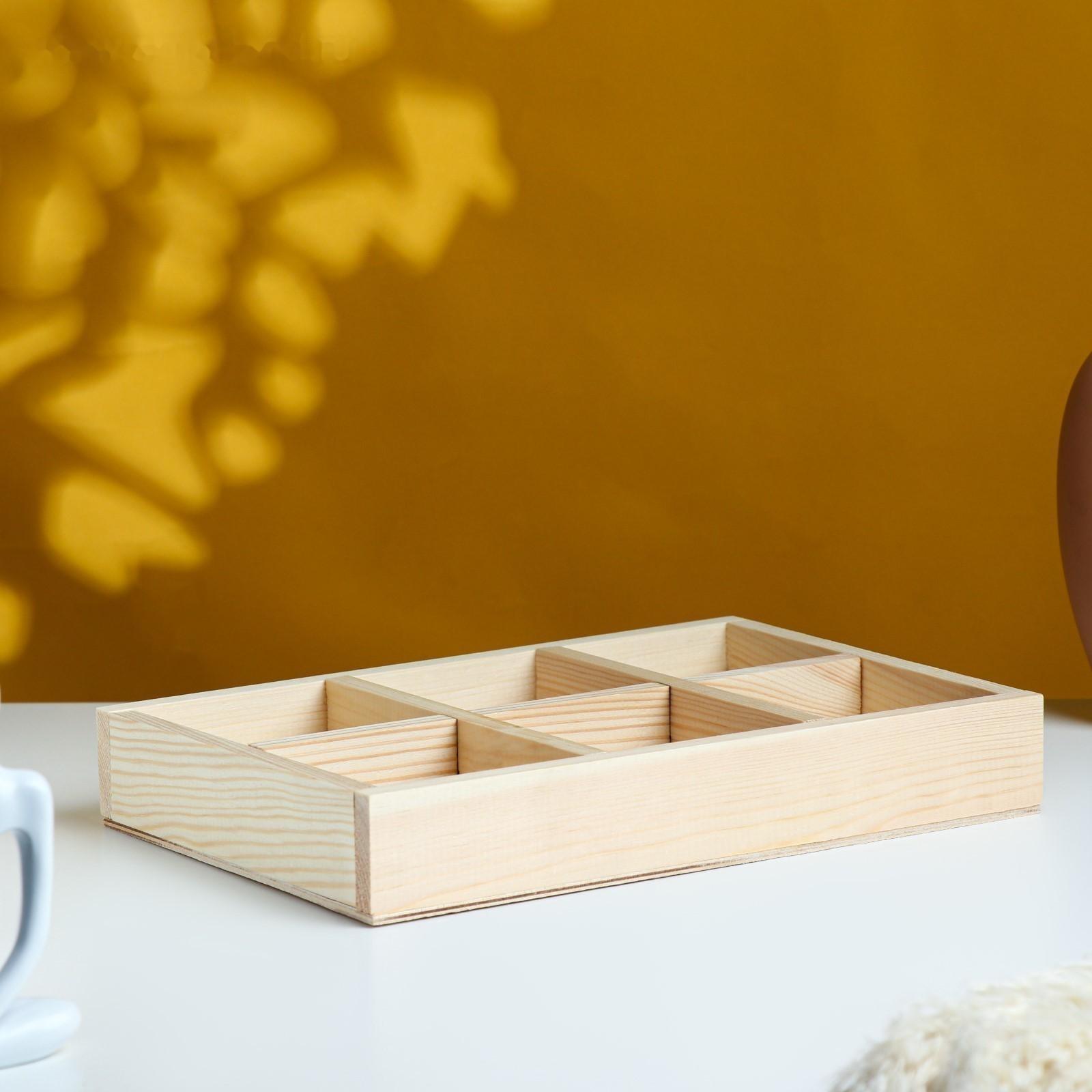 Кашпо деревянное 28×19×5 см 