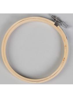 Пяльцы для вышивания, d = 10,3 см, цвет светлое дерево