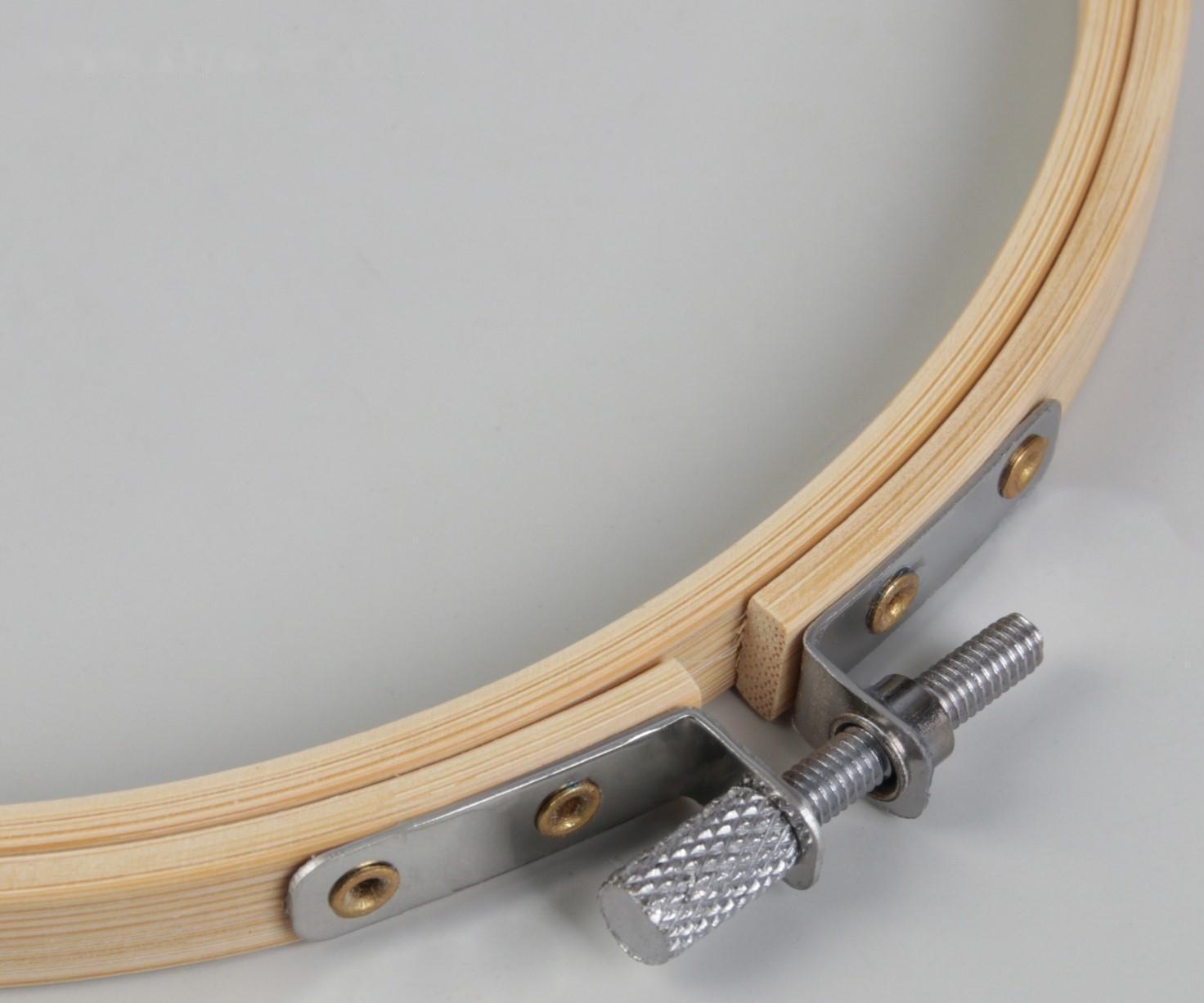 Пяльцы для вышивания, d = 15,3 см, цвет светлое дерево